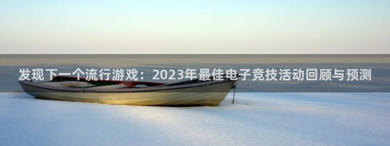 赢咖娱乐手机网页版登录：发现下一个流行游戏：2023年最佳电