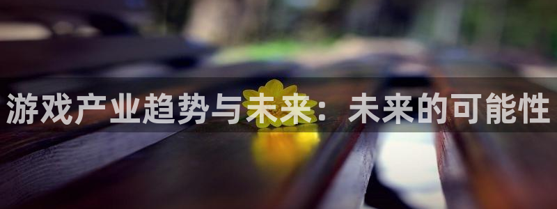 赢咖娱乐咨询：游戏产业趋势与未来：未来的可能性
